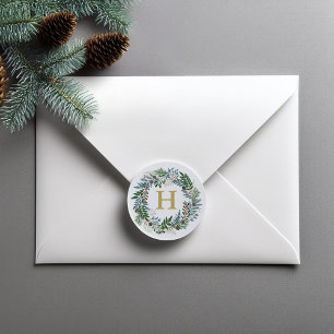 Adesivo Redondo Monograma da Rua de Natal