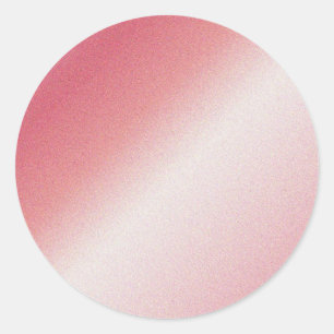 Adesivo Redondo Monograma de nome de texto personalizado Logo Rosa