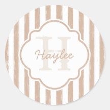 Monograma e Nome das Stripes Pintadas com pré-disq