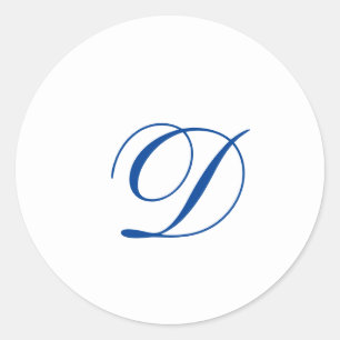 Adesivo Redondo Monograma - Estilo de Vivace Envelope Selo