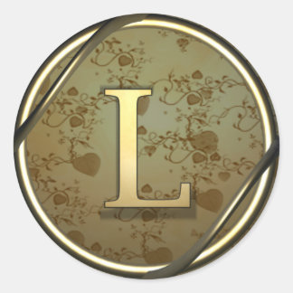 Adesivo Redondo monograma_l