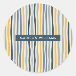 Adesivo Redondo monograma,nome,