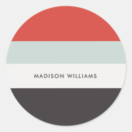 Adesivo Redondo monograma,nome,