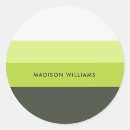 Adesivo Redondo monograma,nome,