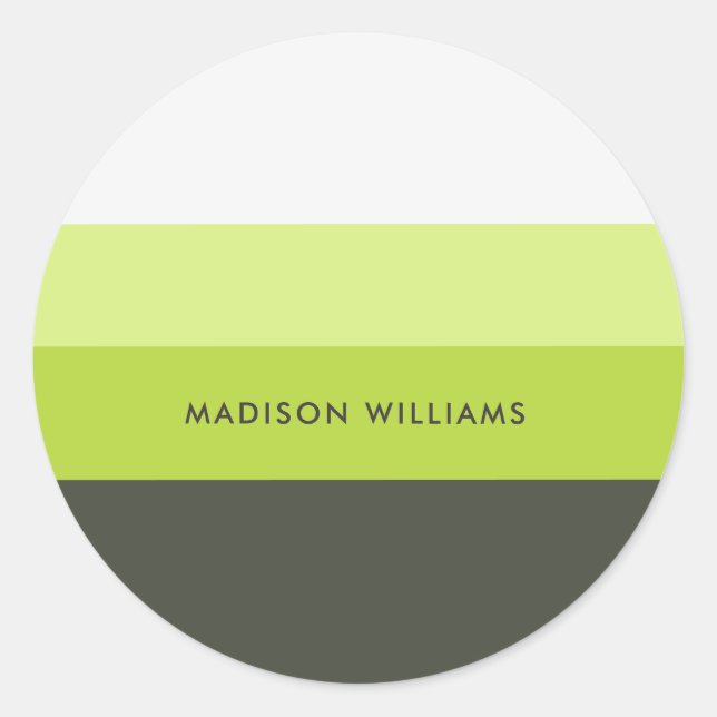 Adesivo Redondo monograma,nome, (Frente)