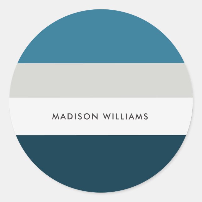 Adesivo Redondo monograma,nome, (Frente)