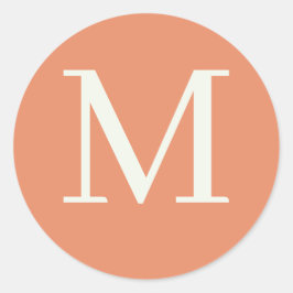 Adesivo Redondo Monograma personalizado