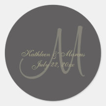 Monograma preto e Dourado