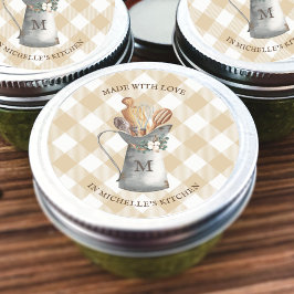 Adesivo Redondo Monograma Russo de Farmhouse