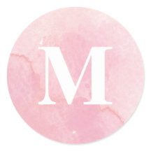 Monograma Simples em Aquarela