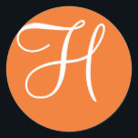 Adesivo Redondo Monograma Vinheta Monograma de Casamento de Selo<br><div class="desc">Os presentes monográficos têm uma enorme seleção de selos de correio USPS personalizáveis, autocolantes de envelope, cartões de saudação, camisetas, chapéus, botões, ímãs e muito mais. Estes monogramas são excelente de enviar convites para casamento, Convites de festas de aniversário, anúncios de graduação, e festas de aniversário surpresa apenas para citar...</div>