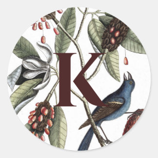 Adesivo Redondo Monogramas Stickers *Carolina Porch*