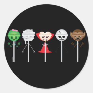 Adesivo Redondo Monster Suckers