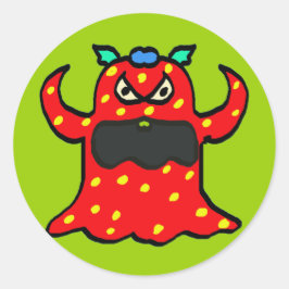 Adesivo Redondo monstro