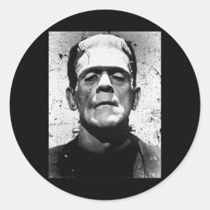 Adesivo Redondo Monstro do Filme de Horror de Halloween 1