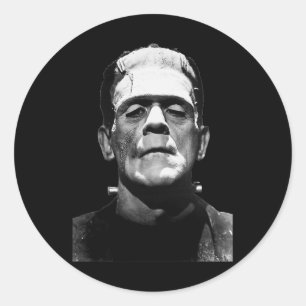 Adesivo Redondo Monstro do Filme Horror do Monstro das Halloween
