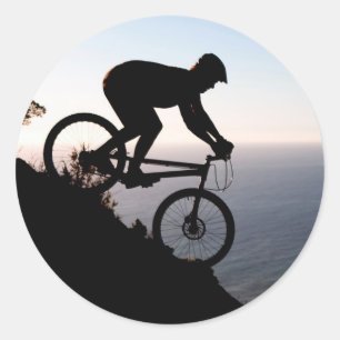 Adesivo Redondo Montanha Bike Rider. Lions Head, Cidade do Cabo