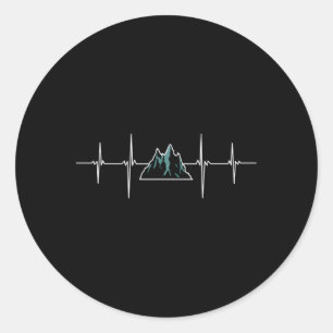 Adesivo Redondo Montanhas de Caminho Subindo Hebeat