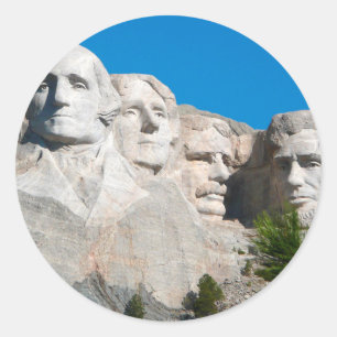 Adesivo Redondo Monte Rushmore Rocks! Monte Rushmore, Dakota do Su