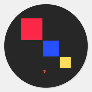 Adesivo Redondo Montessori Trinomial Cube - I He Montessori