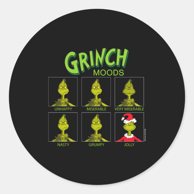 Adesivo Redondo Moods Chart Christmas Edition  (Frente)
