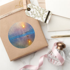 Adesivo Redondo Moody miste sol nascer