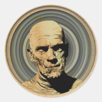 Adesivo Redondo Moody Mummy