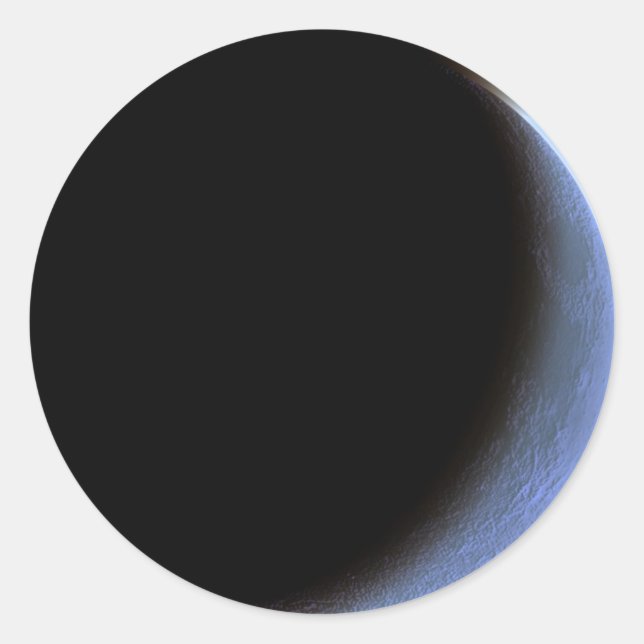 Adesivo Redondo Moon Crescente (Frente)