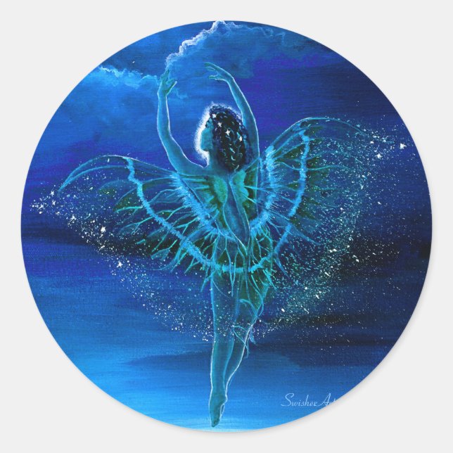 Adesivo Redondo Moondancer Fairy Stickers (Frente)