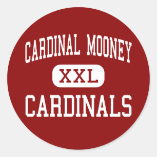 Adesivo Redondo Mooney cardinal - cardeais - alto - Youngstown