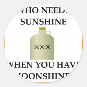 ADESIVO REDONDO MOONSHINE