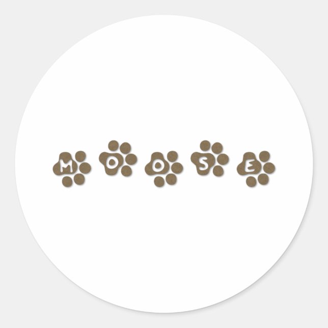 Adesivo Redondo Moose (Frente)