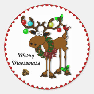 Adesivo Redondo Moosemass alegre