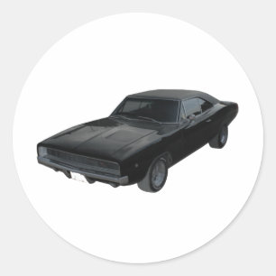 Adesivo Redondo Mopar do carregador de borda 1968
