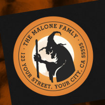 Morada de bruxa e laranja do Dia das Bruxas