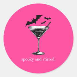 Adesivo Redondo Morcegos Martini