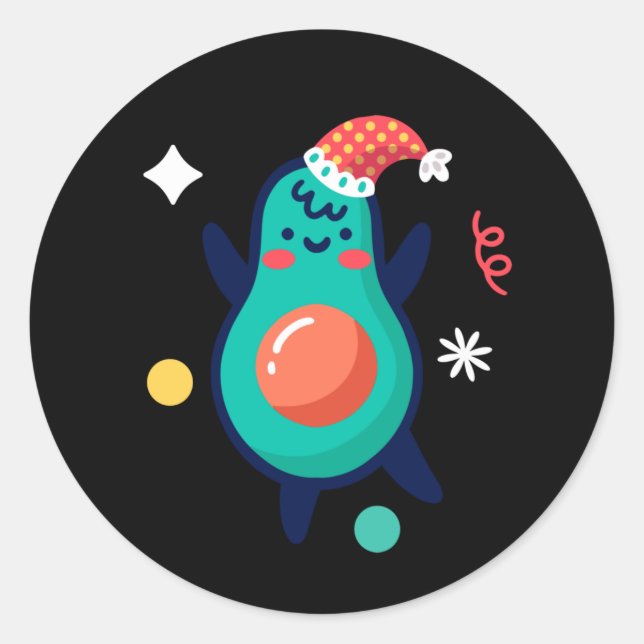 Adesivo Redondo Moriah Elizabeth, o dinossauro (Frente)