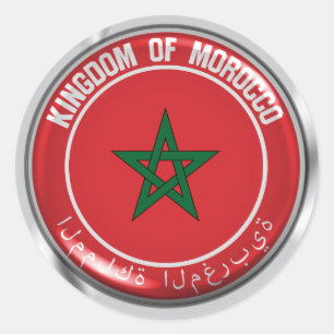 Adesivo Redondo Morocco Round Emblem