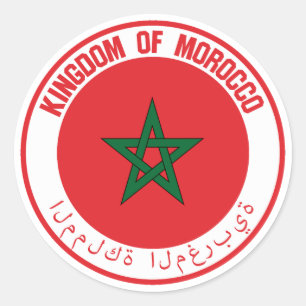 Adesivo Redondo Morocco Round Emblem