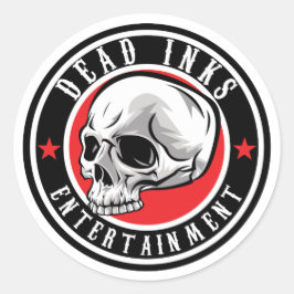Adesivo Redondo Morto Inks Stickers!