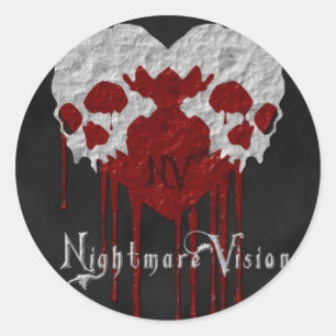 Adesivo Redondo Morto Love Sticker