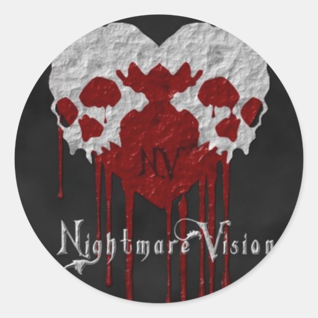 Adesivo Redondo Morto Love Sticker (Frente)