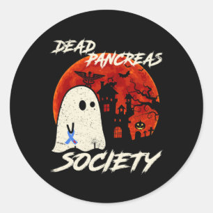Adesivo Redondo Morto Pancreas Sociedade Ghost Diabetes Sensibiliz