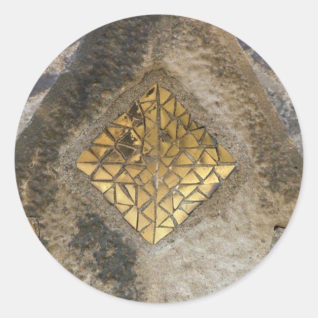 Adesivo Redondo Mosaico (Frente)