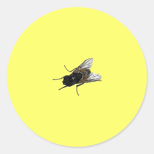 Adesivo Redondo mosca (Frente)