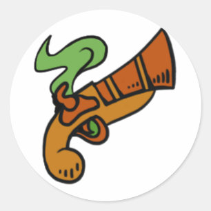 Adesivo Redondo Mosqueteiro Pirate101