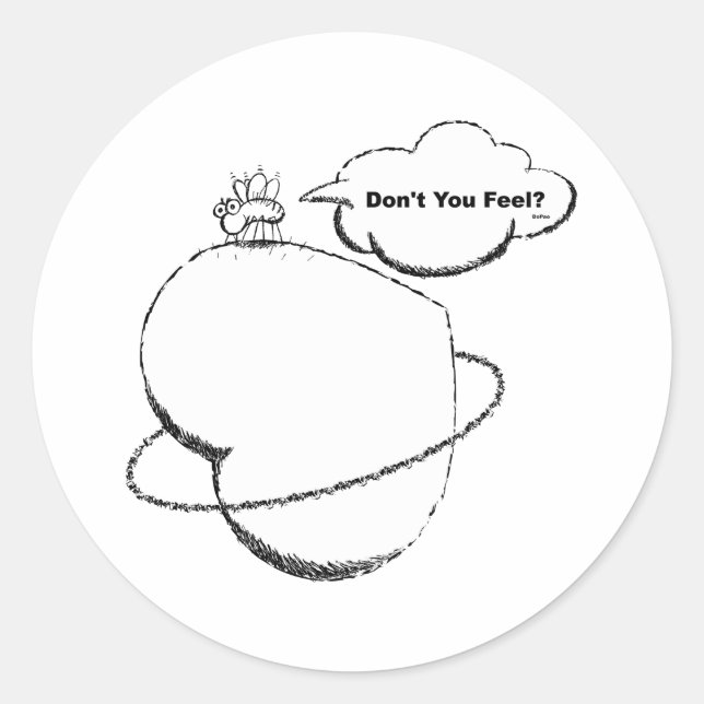 Adesivo Redondo Mosquito (Frente)