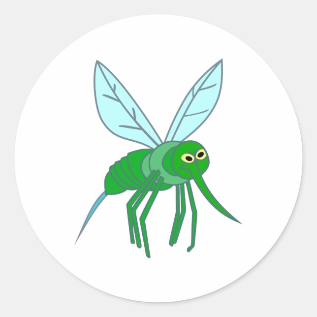Adesivo Redondo Mosquito mosquito (Frente)