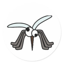 Mosquitos engraçados voando é uma merda ser você