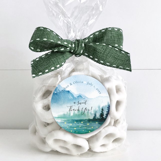 Adesivo Redondo Mosquitos Russos Da Montanha Obrigado (Criador carregado)